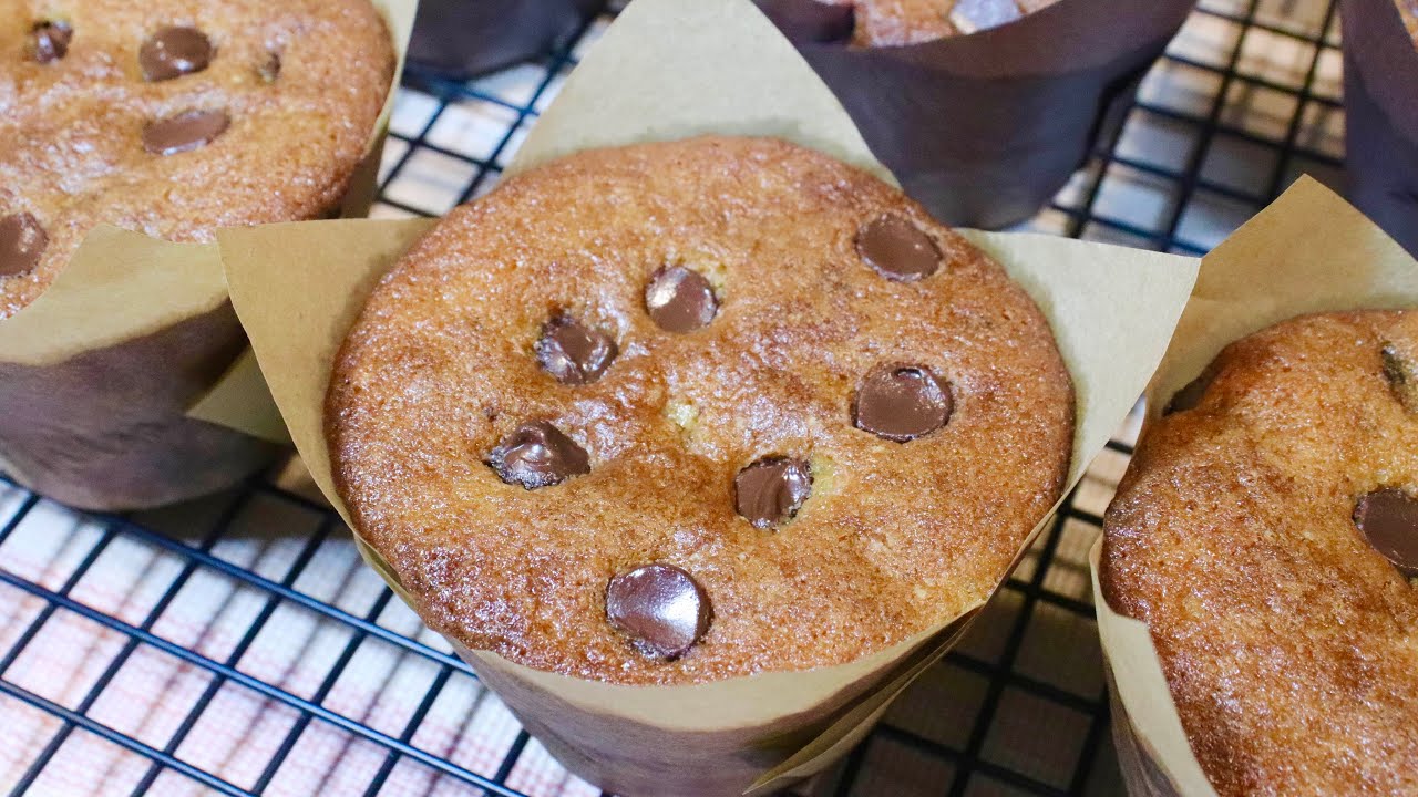 Yogurt Chocolate Chip Muffins - Pantry Vault