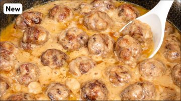 Savory Meatballs with Creamy Mashed Potatoes