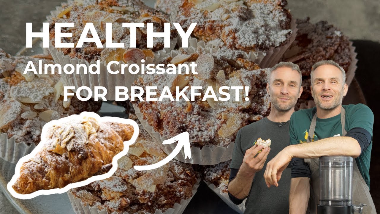 Almond Croissant Muffins | Healthier Vegan Breakfast Treat