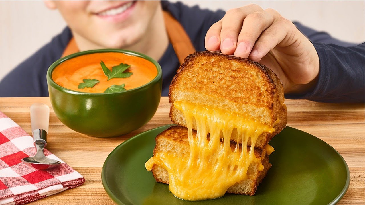 Grilled Cheese & Tomato Soup