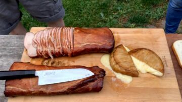 Homemade Canadian Bacon Sandwiches