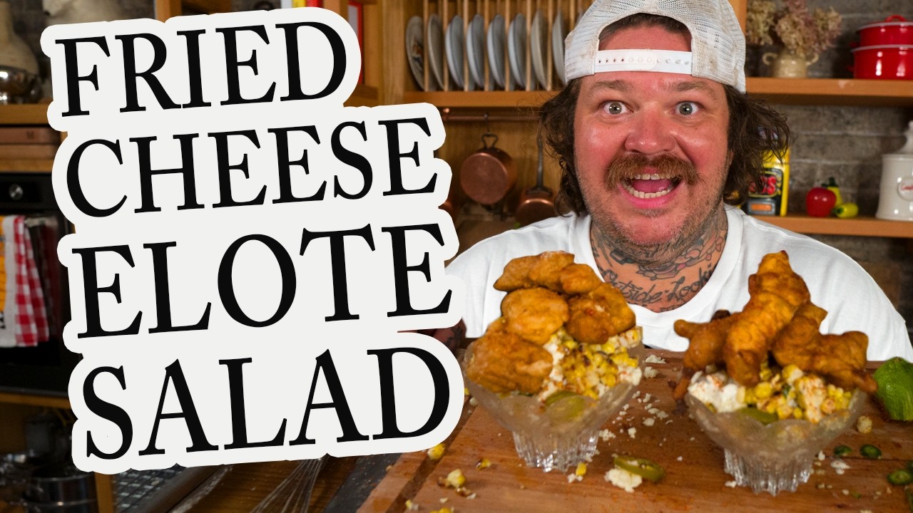 Dangerously Delicious Fried Cheese Curd Esquites Salad