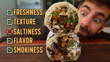 Homemade Chipotle Chicken Burrito